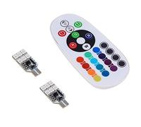 825 W5W Carte Dôme Intérieur Télécommande Flash 16 Couleur Ampoule + Télécommande