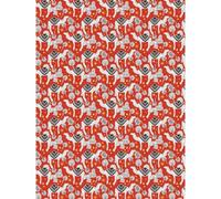 826 - Pochette 20 feuilles Décopatch - Rouge