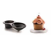 Ibili 826426 Moule démontable antiadhésif rond avec base supplémentaire 26 cm