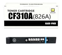826A / CF310A CF311A CF312A CF313A Cartouche de Toner de Remplacement Compatible pour HP - pour M855xh M855dh M855x,BK