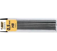 Mines pour porte-mines - BIC - Critérium - 0,5 mm - HB - 12
