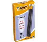 [827087-12] BIC Lot de 12 Boîtes de 6 Mines CRITERIUM HB 2 mm