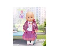 Zapf Creation 827147 BABY born City Deluxe Style 43 cm Rose G