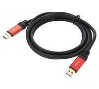 82745 Câble USB A mâle, plaqué or des deux côtés 2m noir Cu DELOCK