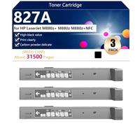 827A Cartouche de Toner de Remplacement CF300A CF301A CF303A CF302A pour HP LaserJetM880z /M880Z/M880Z NFC Imprimantes, 31500 Pages