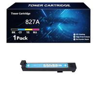 827A Cartouches de Toner Haute Capacité Compatibles avec Les Modèles pour HP 827A CF300A CF301A CF302A CF303A, pour HP Color Laserjet M880z M880 M880z Imprimantes,C-1 Pack