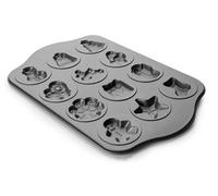 Plaque en acier 12 biscuits Noël Ibili