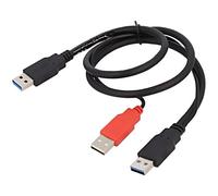82908 Câble USB 2.0, USB 3.0 USB mâle A x3 0,6m noir 5Gbps DELOCK