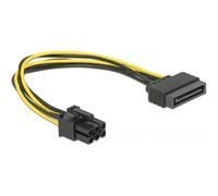 [82924] Delock Câble PCI Express SATA 15 broches vers 6 broches 21 cm