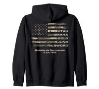 82e Anniversaire Jour J D-Day Débarquement Normandie 2026 Sweat à Capuche