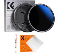 82mm ND2-400 Variable Neutral Grey Filter and Lens Cap and Cleaning Cloths and Multi-Layer Strap for K Series Camera