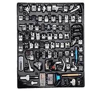 82pcs Pied De Biche Machine A Coudre,Kit De Pied Presseur Machine À Coudre pour Machine À Coudre, Accessoires pour Machines À Coudre Domestiques,Pièces De Machine À Coudre pour La Plupart des