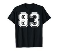 83 Numéro Quatre-Vingt-Trois Sports d'équipe Correspondant à l'équipe Varsity T-Shirt
