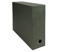 Exacompta Boîte de transfert économique A4 Dos 90 mm œillet métal 25,5x34x5 cm vert foncé