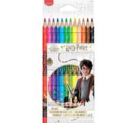 [832053] Maped Crayon de couleur triangulaire HARRY POTTER, étui de 12