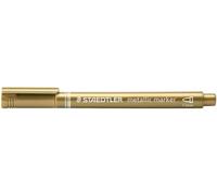 [8323-11-10] STAEDTLER Lot de 10 Marqueurs Permanent Pointe ogive 1-2 mm Or M...