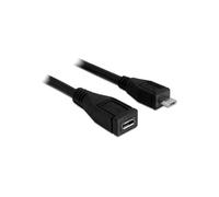 [83248] Delock Rallonge USB Micro-B -> Micro-B M / F 1m Noir