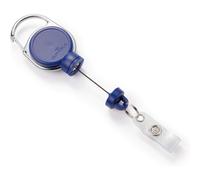 [832907] DURABLE Enrouleur Porte Badges Extra résistant Bleu fonce