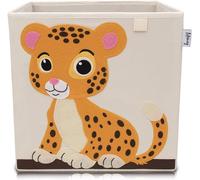 833074 Boîte De Rangement Tigre,Coffre À Jouet,Feutre,Polyester,Coloré,33 X 33 X 33 Cm