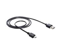 DeLOCK 1m USB 2.0 A - Mini USB m/m câble USB USB A Mini-USB A Noir
