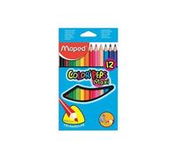 [834010-10] Maped Lot de 10 étuis de 12 crayons de couleur COLOR'PEPS Maxi, t...