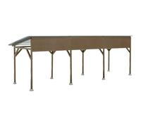 Kibri 38349 Carport en bois H0 kit