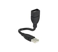 DeLOCK 15cm USB 2.0 câble USB 0,15 m USB A Noir