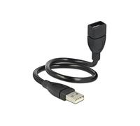 [83498] Delock Rallonge USB A -> A M/F 35cm Noir
