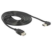 83553 Câble USB 2.0 Plaqué Or 3 Mètres Noir 24AWG,28AWG 480Mbps DELOCK