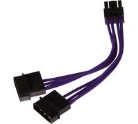 [83703] Delock Cordon Alimentation 8Pin EPS -> 2x 4Pin Molex 0.15m Textilm