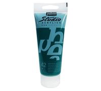 Pébéo Peinture acrylique Studio 837042 Emeraude de Phatolcyanine Tube 100 ml