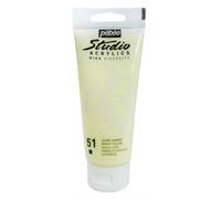 Pébéo 837051 Studio Acrylique Tube Jaune Lumière 100 ml