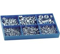 838796 Assortiment décrous M3 - M10 DIN 934 acier galvanisé 615 parties