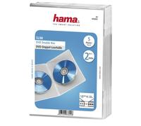 Hama Boîtier pour DVD "Slim" double – Transparent – Lot de 5