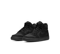 839977-001 Nike Court Borough Mid Noir Enfants Baskets Isolées Hiver