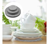 84/144 PCS PLACES Rangers Diviseurs Séparateurs de plaque en feutre Cuttable Protégeurs de stockage de plaques pliantes Séparateurs de plats réutilisables pour empiler Procurent Procureur China Dish D