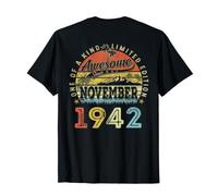 84 Édition limitée 84 Novembre 1942 84e Anniversaire T-Shirt