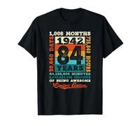 84 Years 1008 Months of Being Awesome 1942-84e Anniversaire T-Shirt
