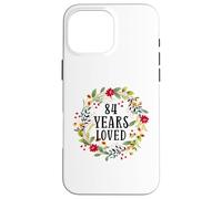 84 Years Old 84th Birthday Women Cool 84 Years Loved Coque pour iPhone 16 Pro Max