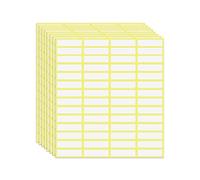 840 Pièces 38 x 13 mm Étiquette Autocollantes Papier Blanc, Étiquettes d'adresse, Étiquettes de Dossier