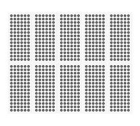 840 pièces Points de marquage 3D, diamètre intérieur 3 mm, diamètre extérieur 6 mm, Marqueurs de Numérisation 3D, Points de suivi 3D, Marqueurs de Balayage 3D, utilisé pour l'analyse du mouvement 3D