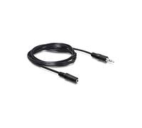 [84002] Delock Rallonge Câble Audio Jack 3,5mm -> 3,5mm M / F 3 m Noir