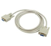 84077 Câble D-Sub 9pin Femelle,Des deux côtés L: 1,8m Beige zéro modem DELOCK