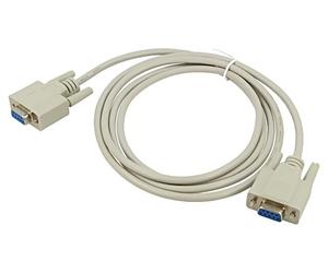 84077 Câble D-Sub 9pin Femelle,Des deux côtés L: 1,8m Beige zéro modem DELOCK