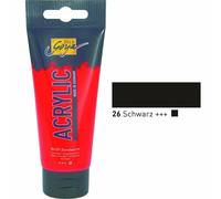 [84126-3] KREUL Lot de 3 Peintures acrylique SOLO Goya 100 ml Noir