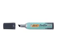 BIC 11403 Marqueur Onyx Marker 1481 Pointe Biseautée Tracé 4-7mm Indélébile Tous Supports Corps Métal Assorties
