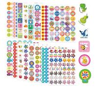 844 Autocollants de Récompense de Professeur, Stickers de Motivation Positifs Gommettes d'Encouragement pour les Élèves des Enfants en Classe