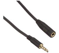 [84666] Delock câble rallonge jack 3,5 mm mâle - Femelle 4 pin 1m noir