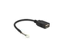 [84834] Delock Adaptateur interne vers externe pour embase USB 2.0 à 4 broche...
