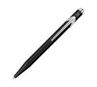 Stylo À Bille - Corps Noir - Métal - Encre Bleue - Pointe Moyenne - Caran D'ache - 849